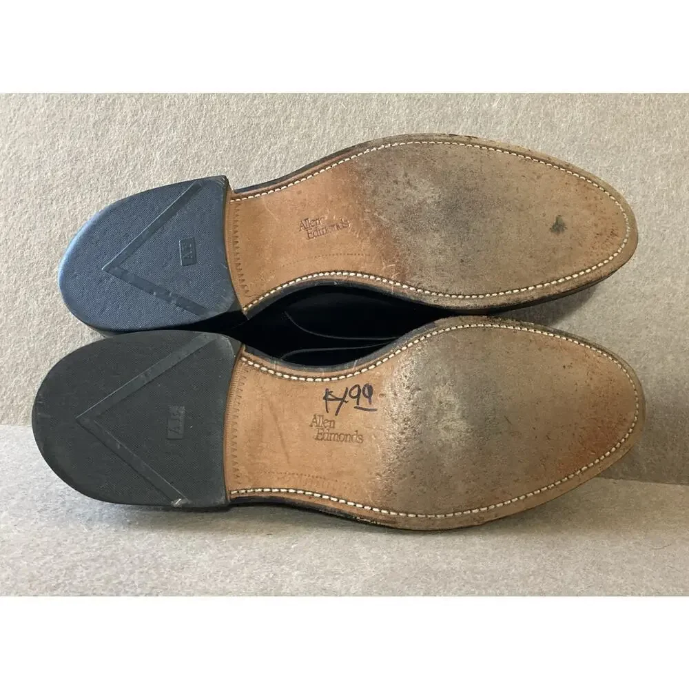 Allen Edmonds Bradley‎ Oxford shoe Men’s Sz 12 B Black Leather Split Toe Derby